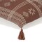 Edge Collections - 18" x 18" Textured Boho Tribal Throw Pillow - 1 Piece